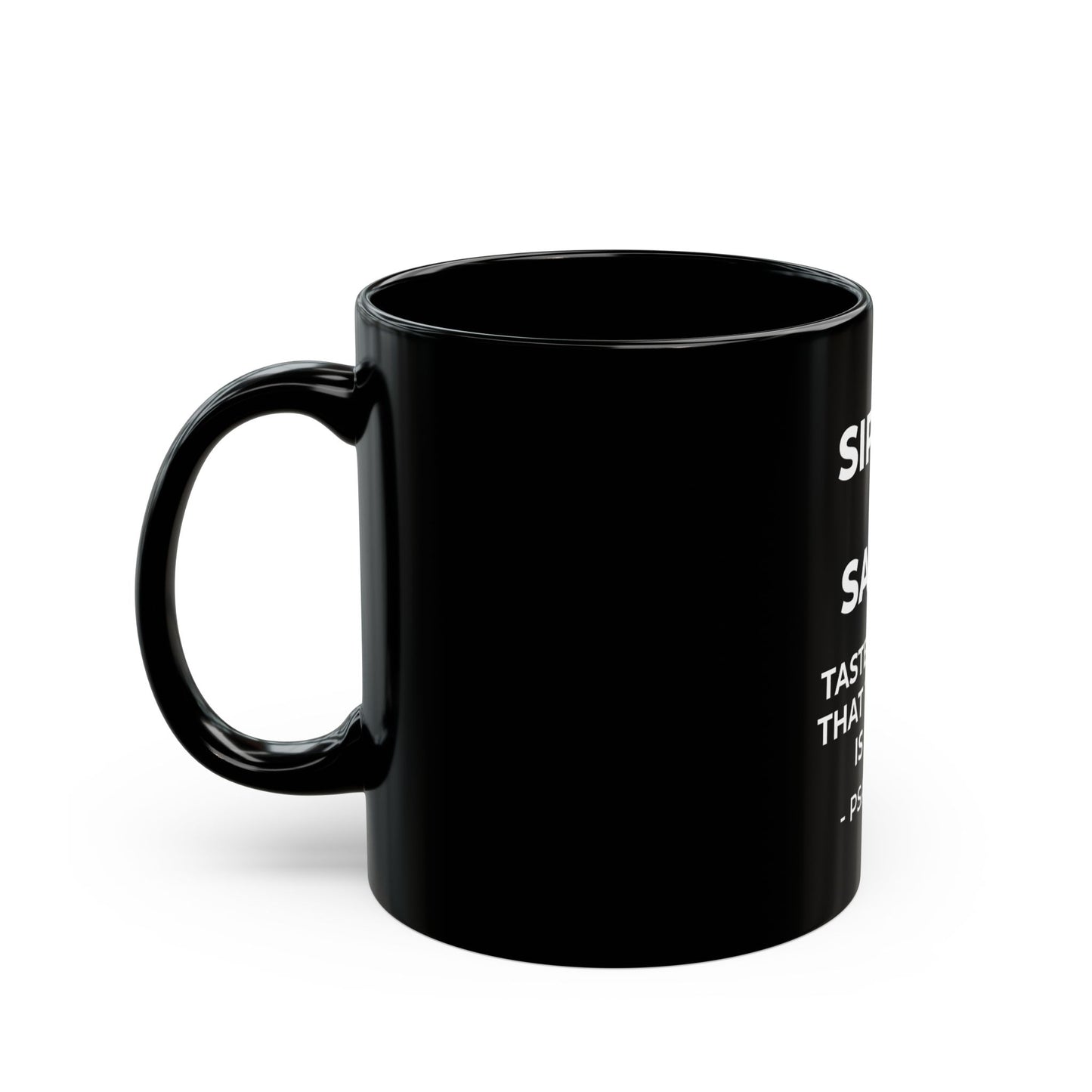 Sipped & Saved | Black Mug