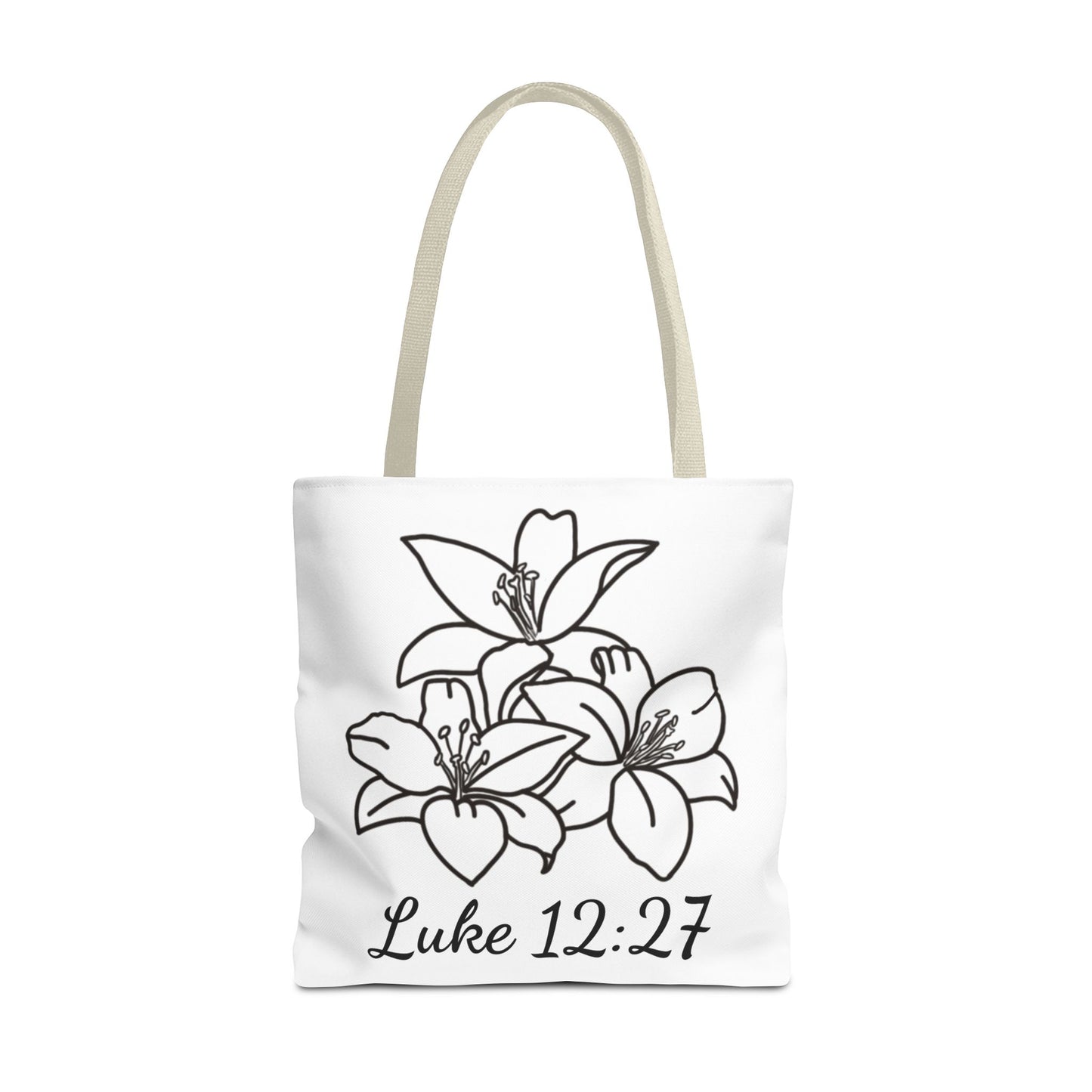 Clothed in Beauty Tote | Luke 12:27