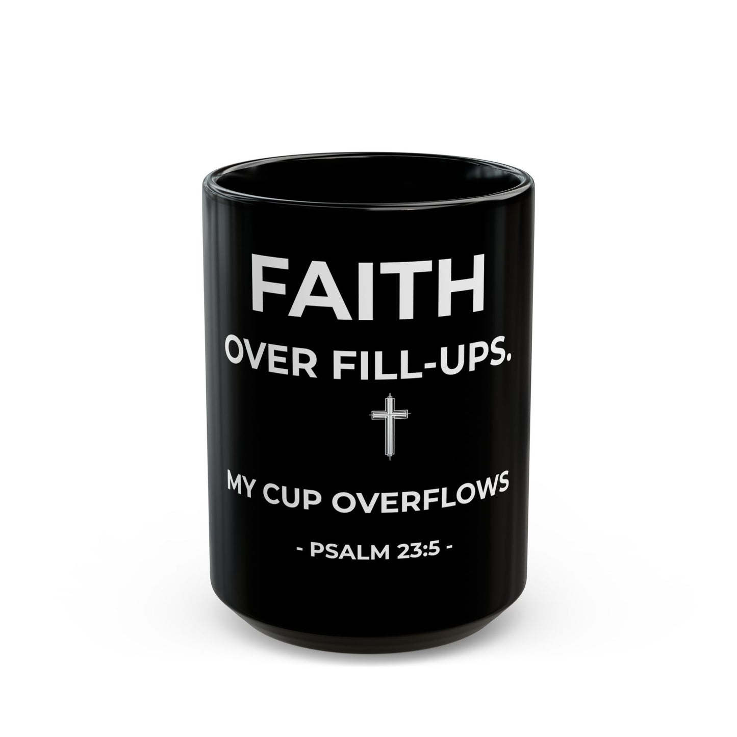 Fill me Up | Black Mug