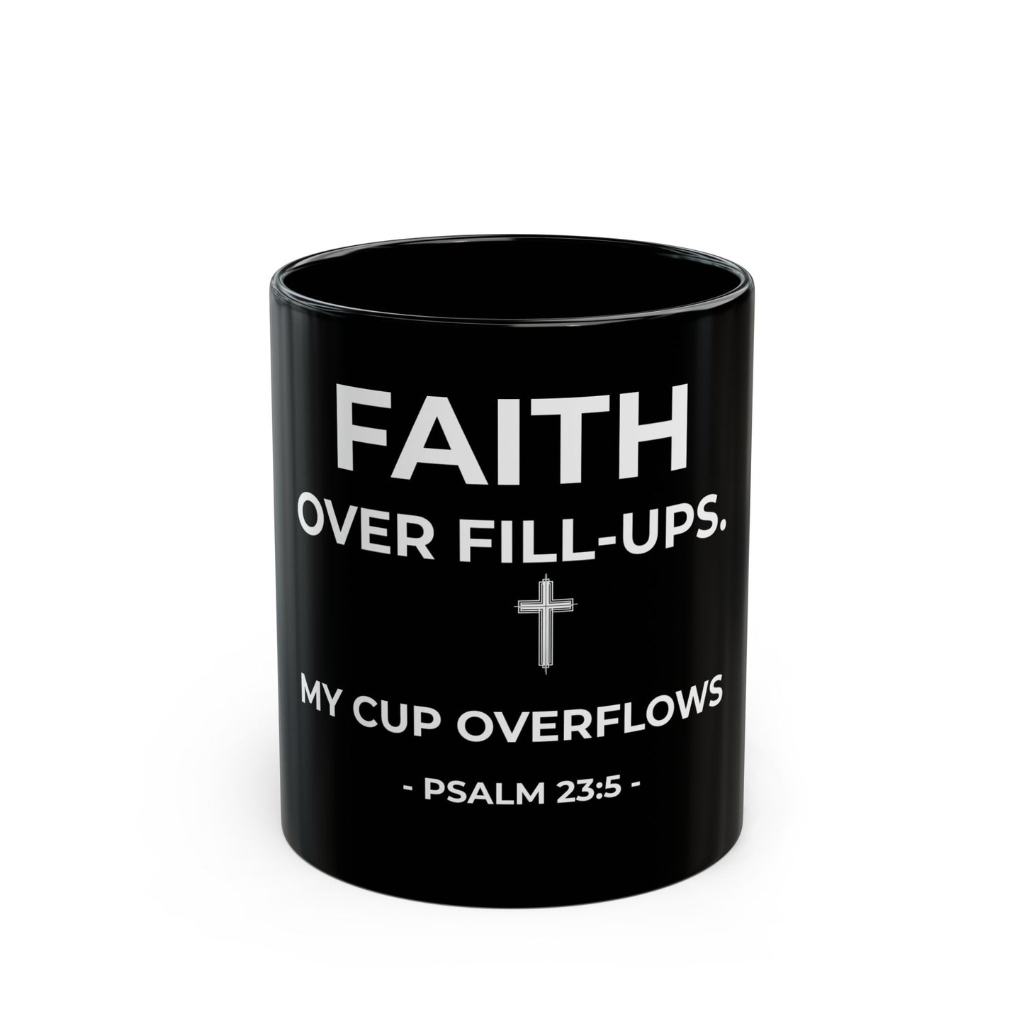 Fill me Up | Black Mug