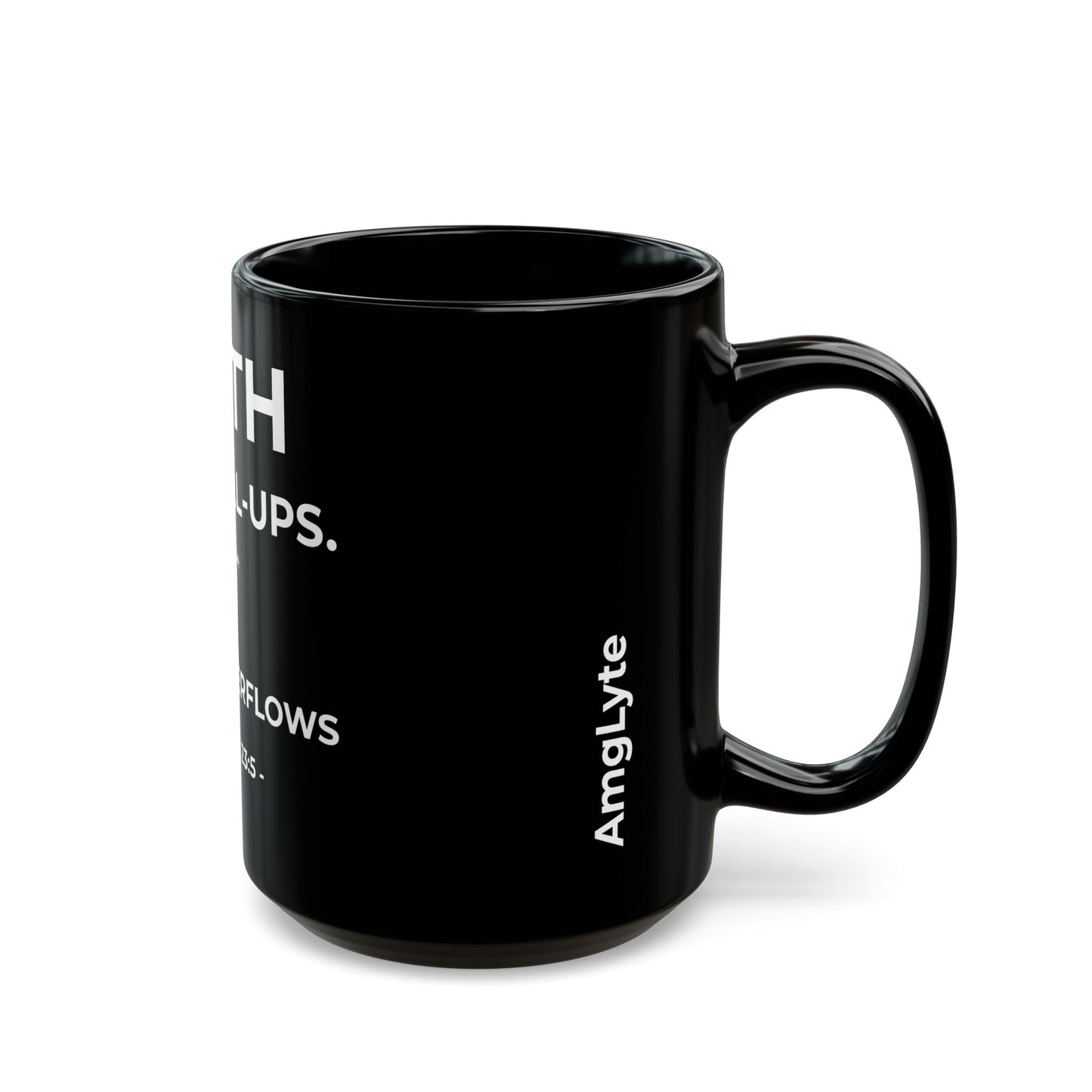 Fill me Up | Black Mug