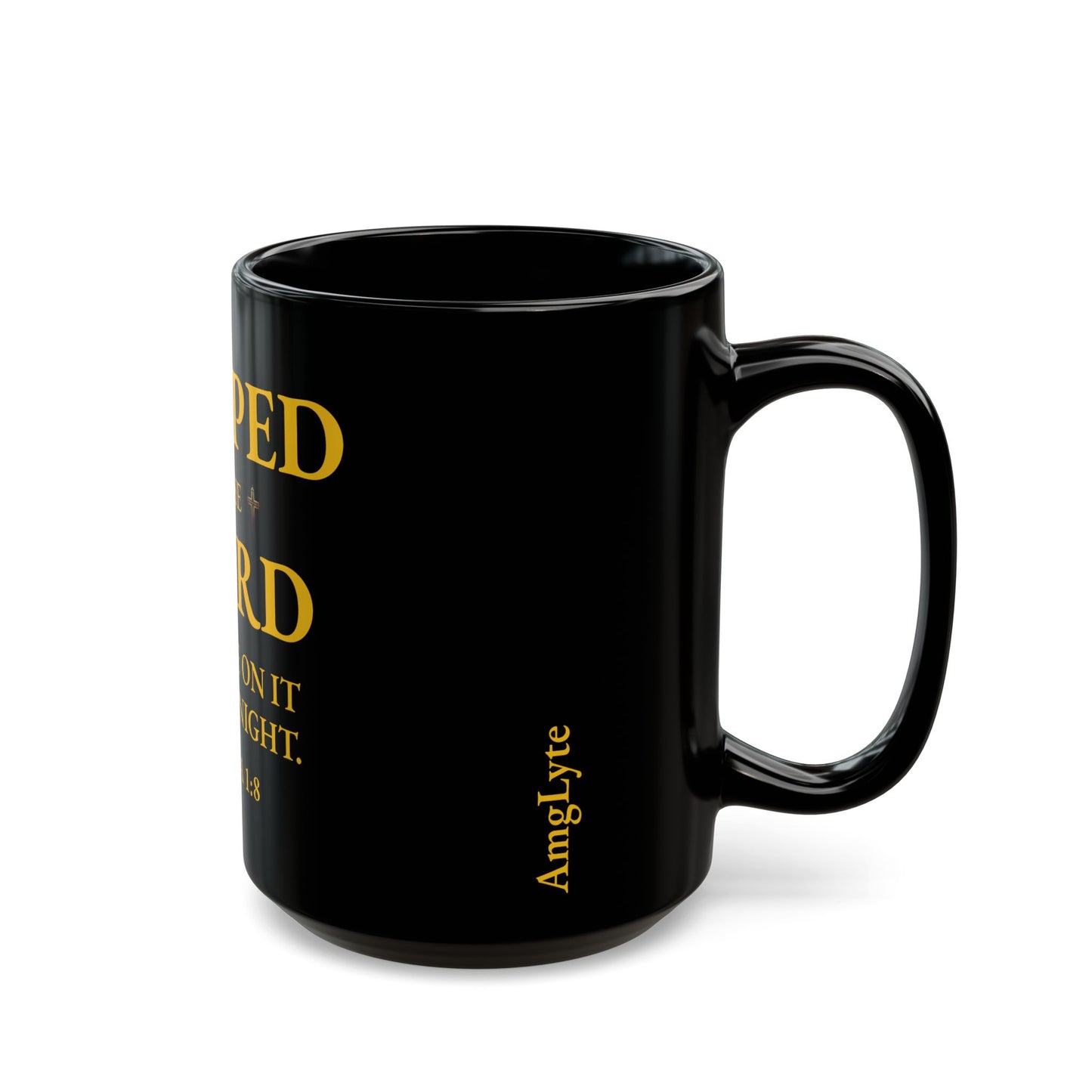 Steeped in the Word | Black Mug
