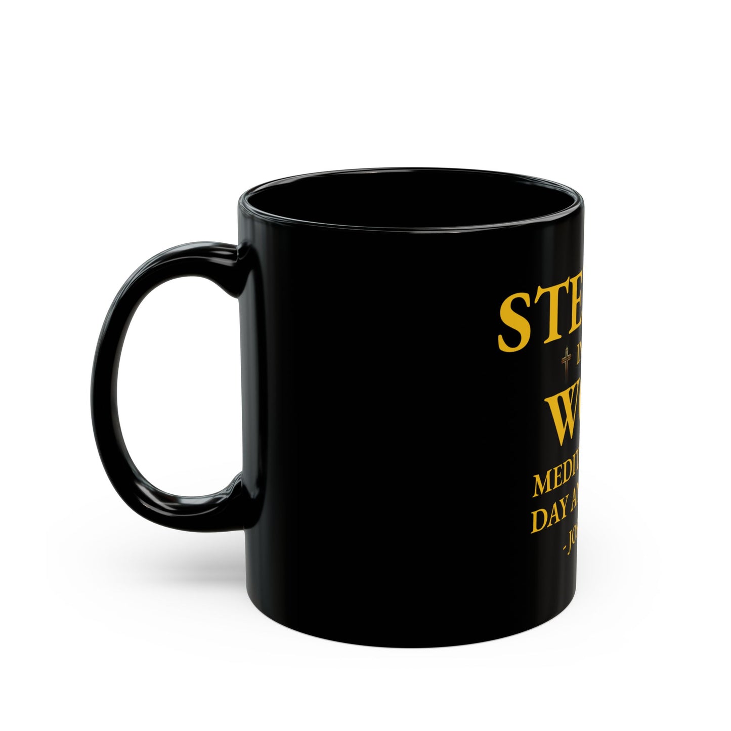 Steeped in the Word | Black Mug