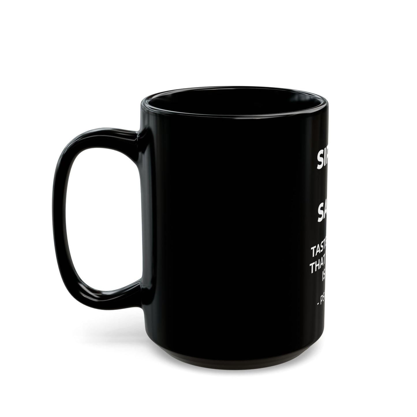 Sipped & Saved | Black Mug