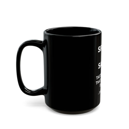 Sipped & Saved | Black Mug