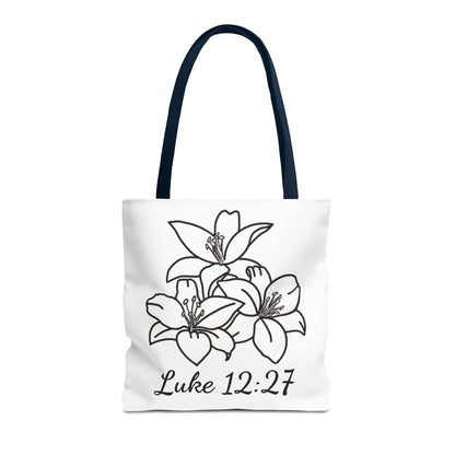 Clothed in Beauty Tote | Luke 12:27