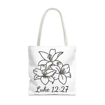 Clothed in Beauty Tote | Luke 12:27