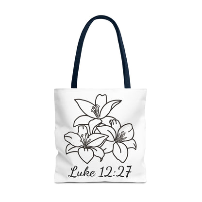 Clothed in Beauty Tote | Luke 12:27