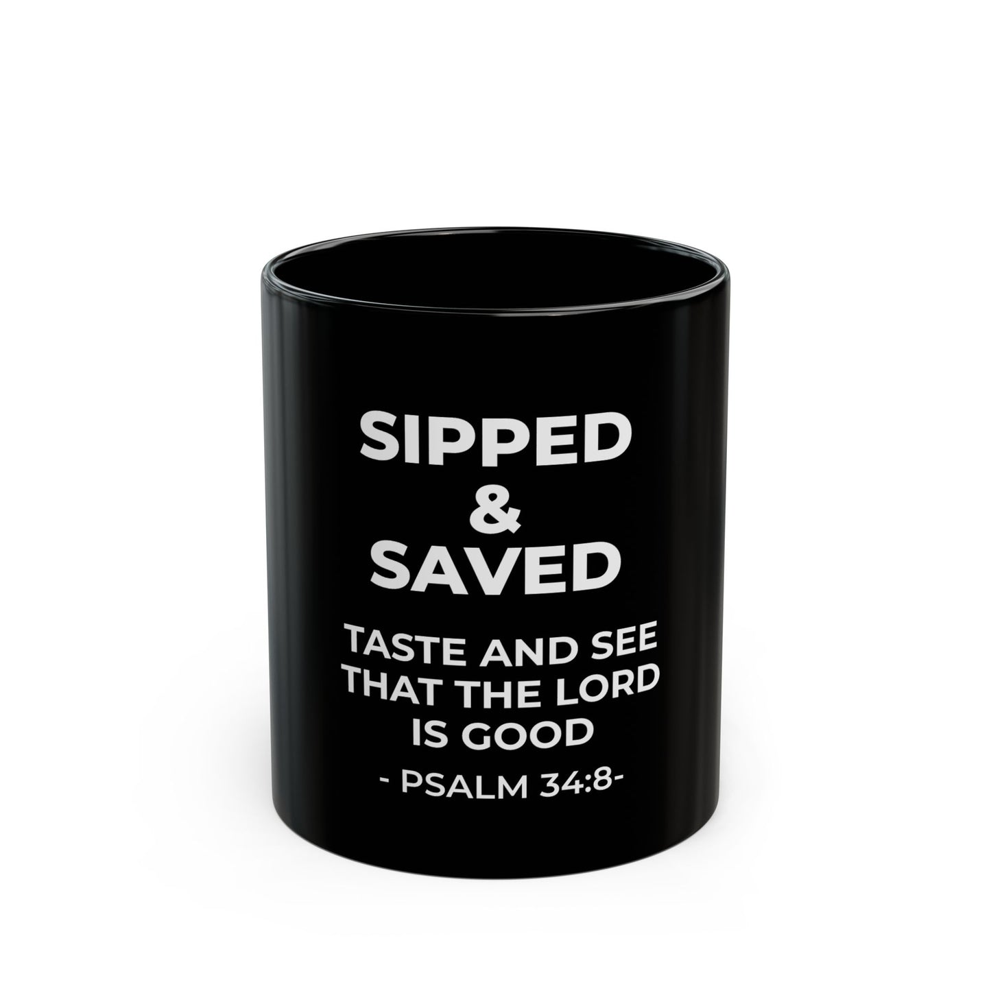 Sipped & Saved | Black Mug