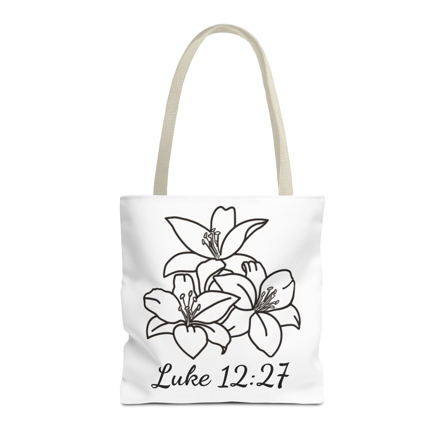 Clothed in Beauty Tote | Luke 12:27