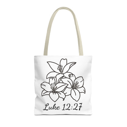Clothed in Beauty Tote | Luke 12:27