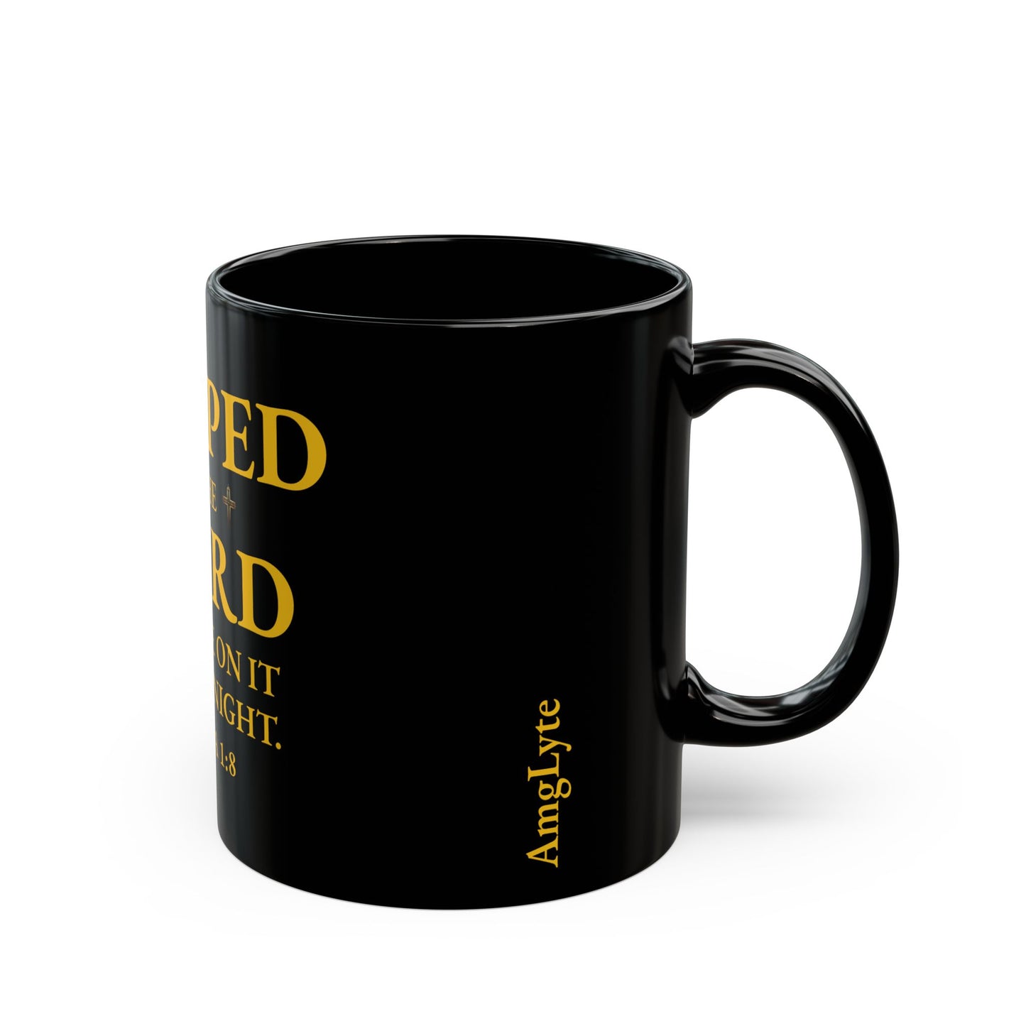 Steeped in the Word | Black Mug