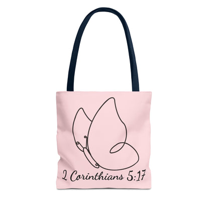 Grace in Bloom Tote | 2 Corinthians 5:17