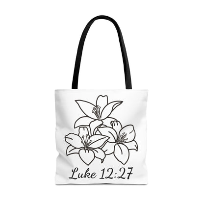 Clothed in Beauty Tote | Luke 12:27