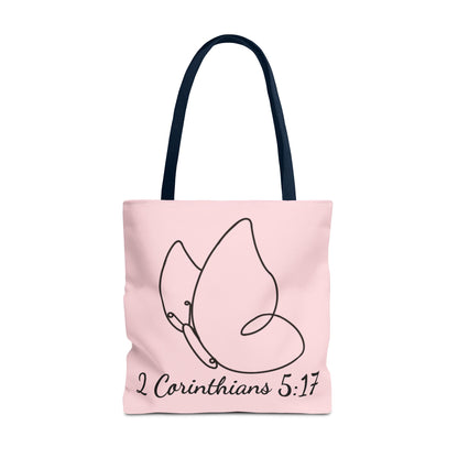 Grace in Bloom Tote | 2 Corinthians 5:17