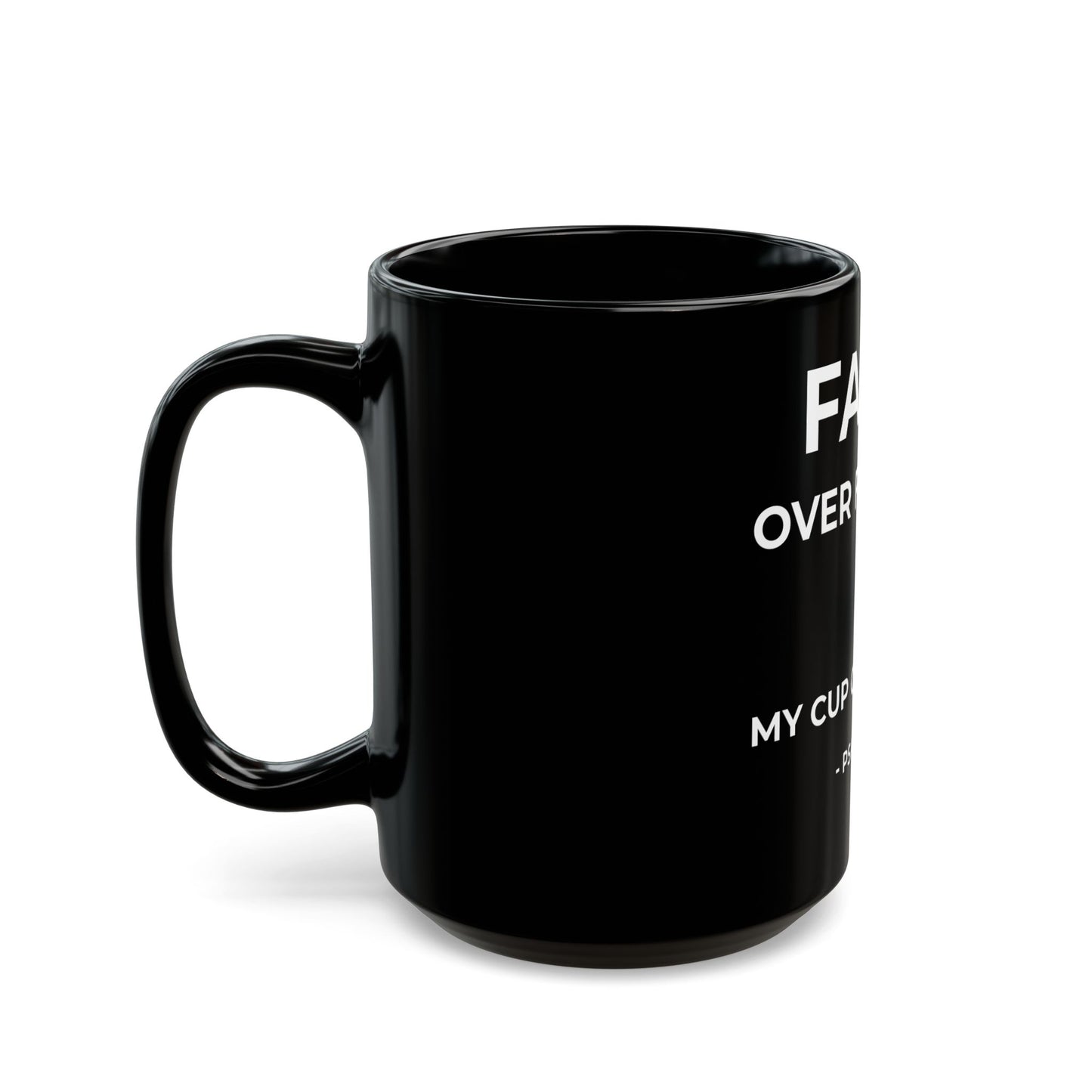 Fill me Up | Black Mug
