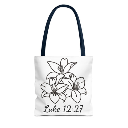 Clothed in Beauty Tote | Luke 12:27