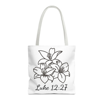 Clothed in Beauty Tote | Luke 12:27