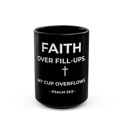 Fill me Up | Black Mug