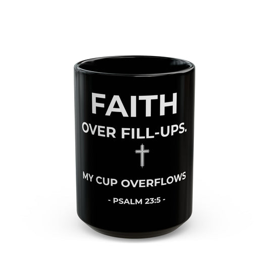 Fill me Up | Black Mug