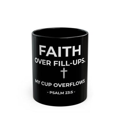 Fill me Up | Black Mug
