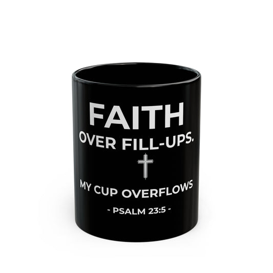 Fill me Up | Black Mug