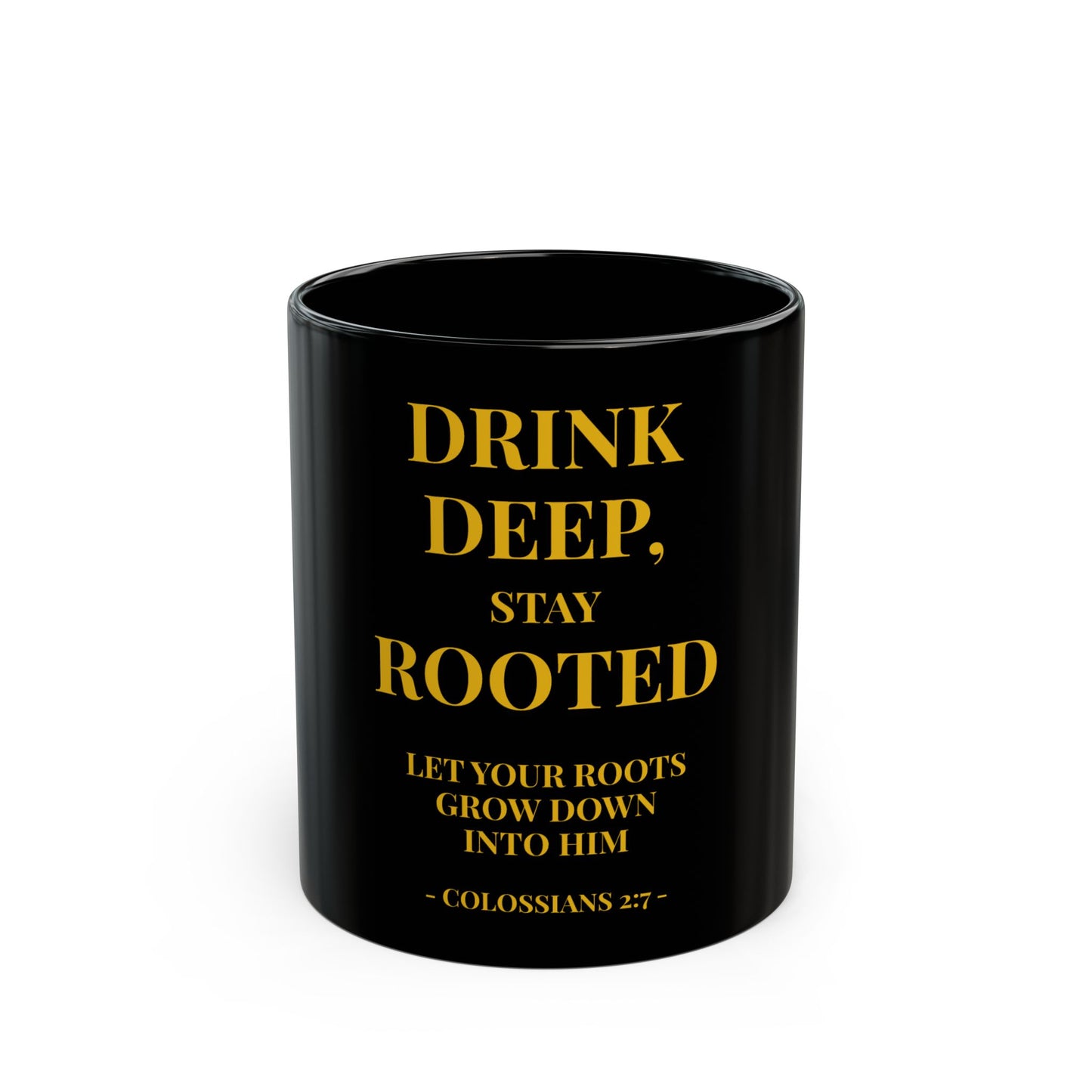 Rooted & Grounded | Black Mug