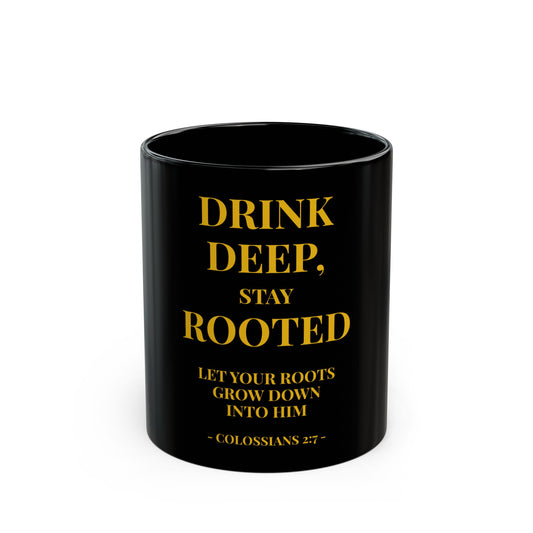 Rooted & Grounded | Black Mug