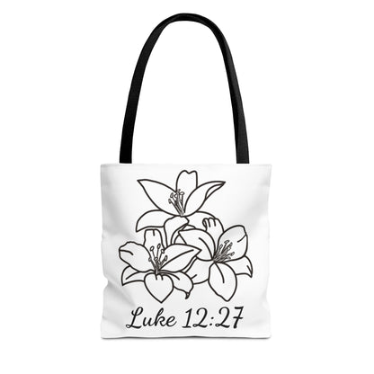 Clothed in Beauty Tote | Luke 12:27