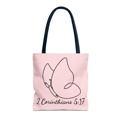 Grace in Bloom Tote | 2 Corinthians 5:17