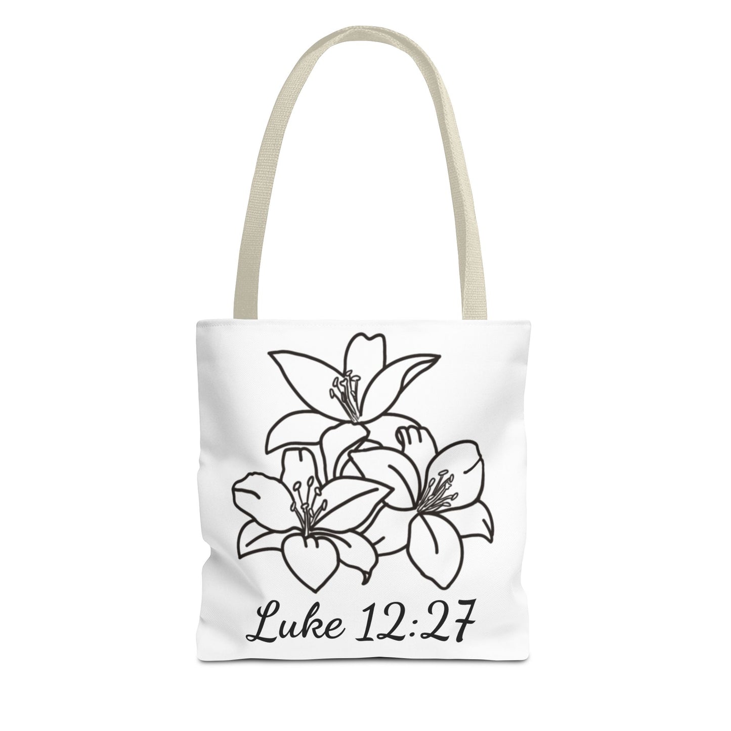 Clothed in Beauty Tote | Luke 12:27