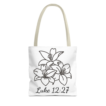 Clothed in Beauty Tote | Luke 12:27