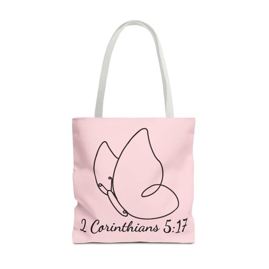 Grace in Bloom Tote | 2 Corinthians 5:17