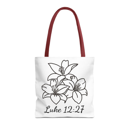 Clothed in Beauty Tote | Luke 12:27