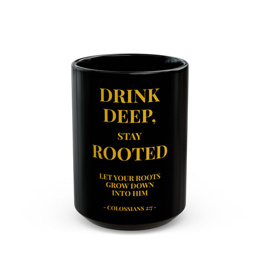 Rooted & Grounded | Black Mug