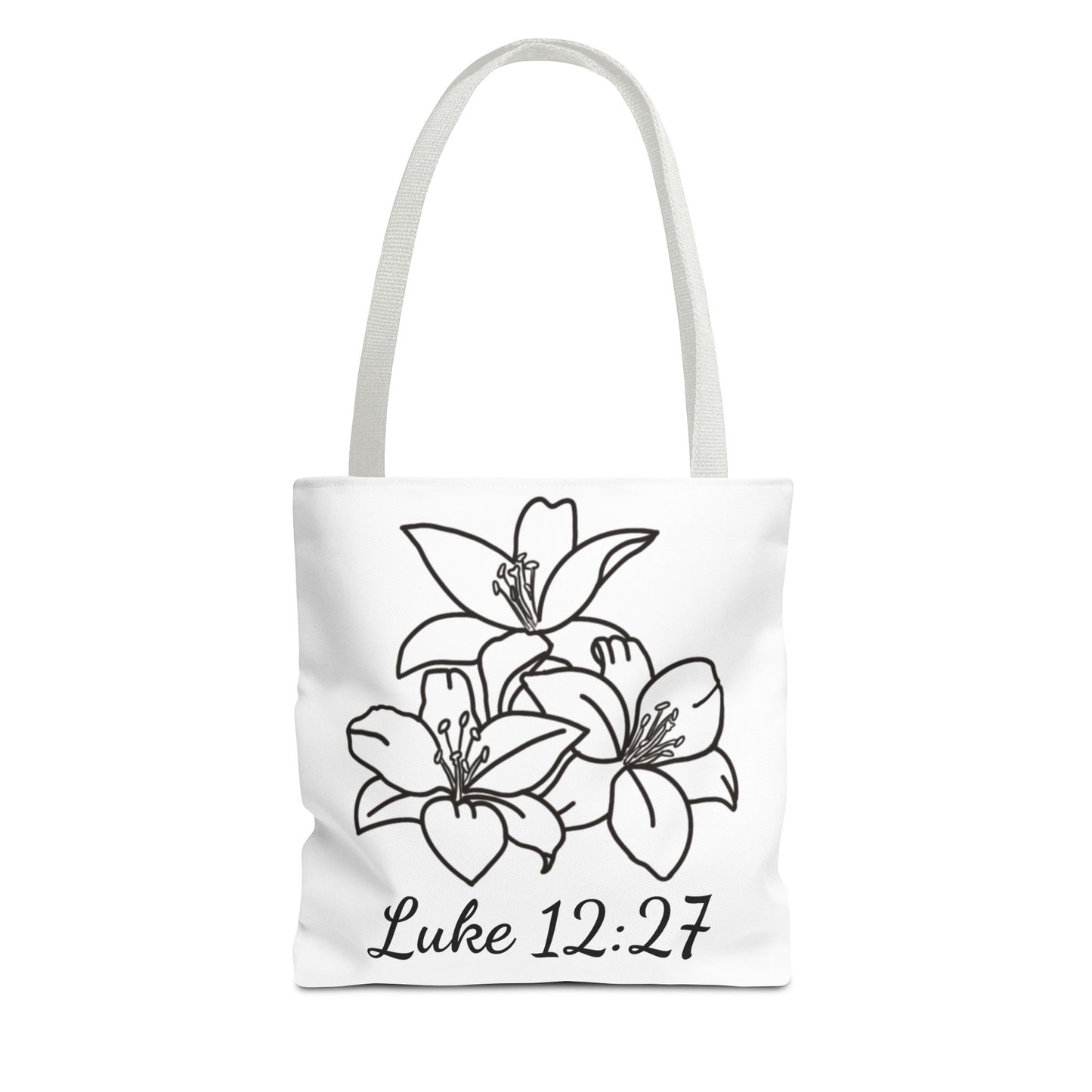 Clothed in Beauty Tote | Luke 12:27