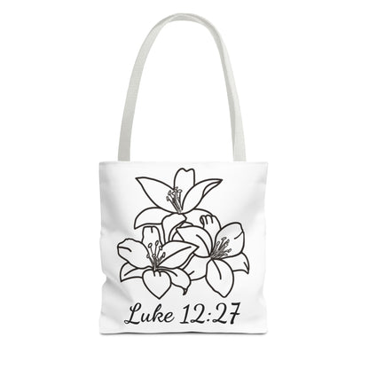 Clothed in Beauty Tote | Luke 12:27