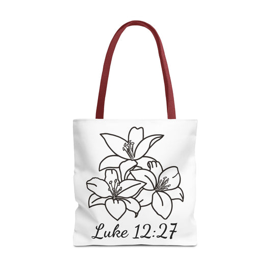 Clothed in Beauty Tote | Luke 12:27