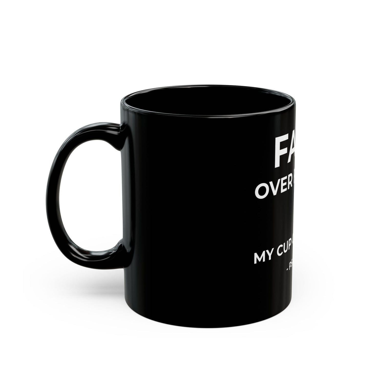 Fill me Up | Black Mug